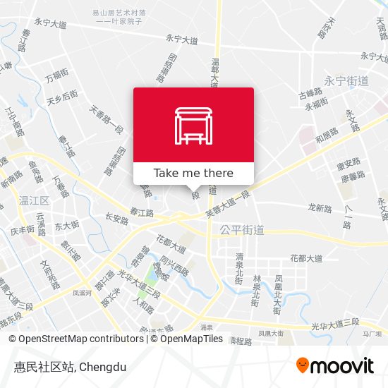 惠民社区站 map