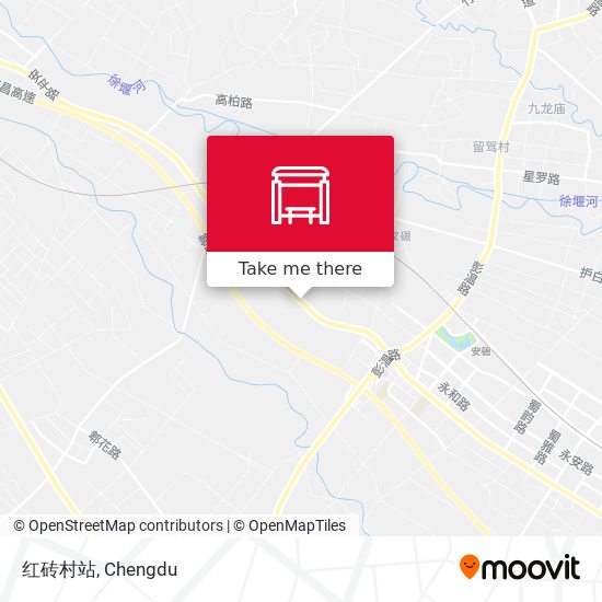 红砖村站 map