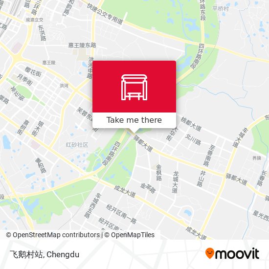 飞鹅村站 map