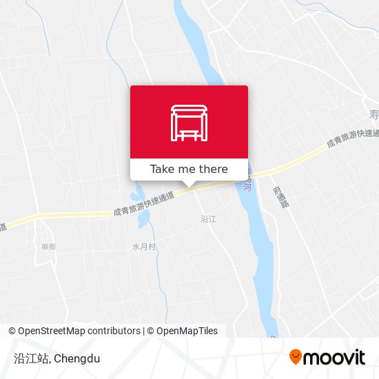 沿江站 map