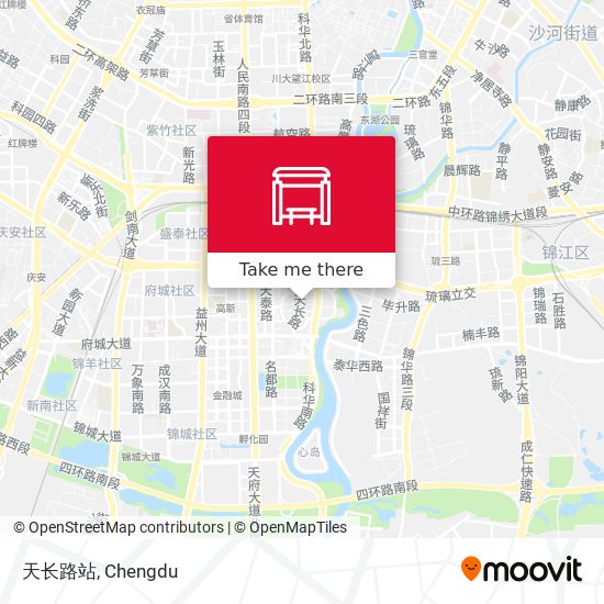 天长路站 map