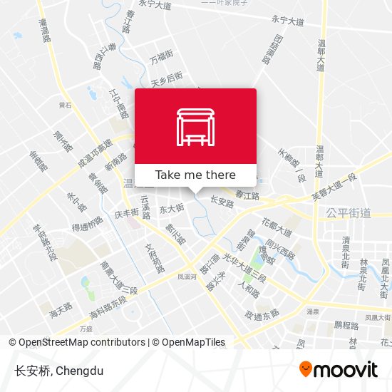 长安桥 map