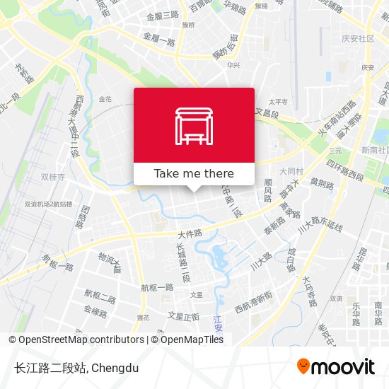 长江路二段站 map