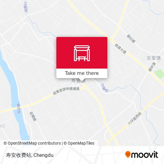 寿安收费站 map