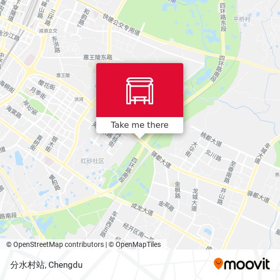 分水村站 map