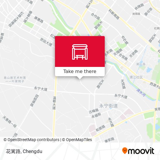 花篱路 map