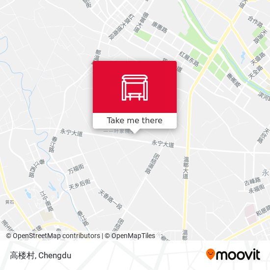 高楼村 map