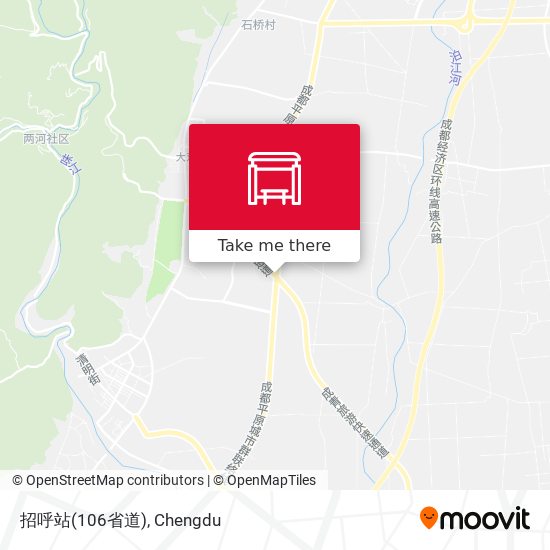 招呼站(106省道) map