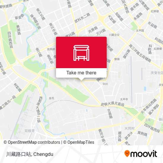 川藏路口站 map