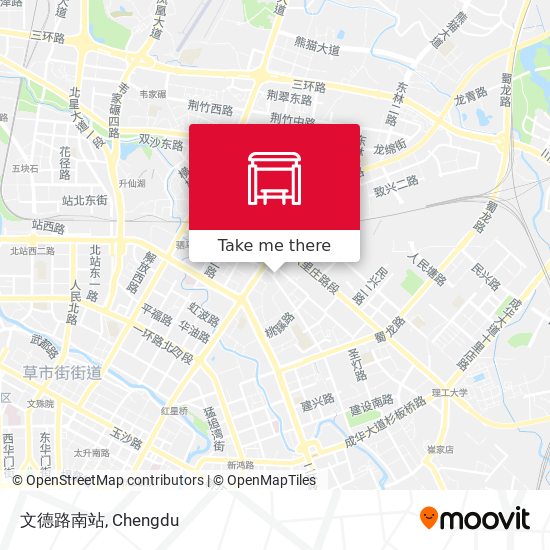 文德路南站 map