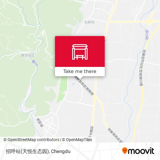 招呼站(天悦生态园) map
