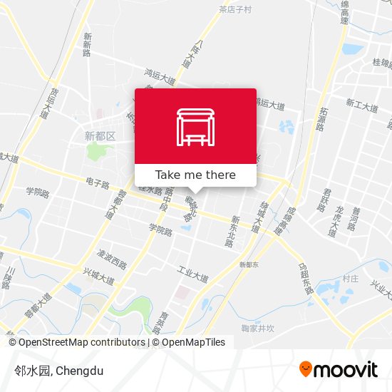 邻水园 map