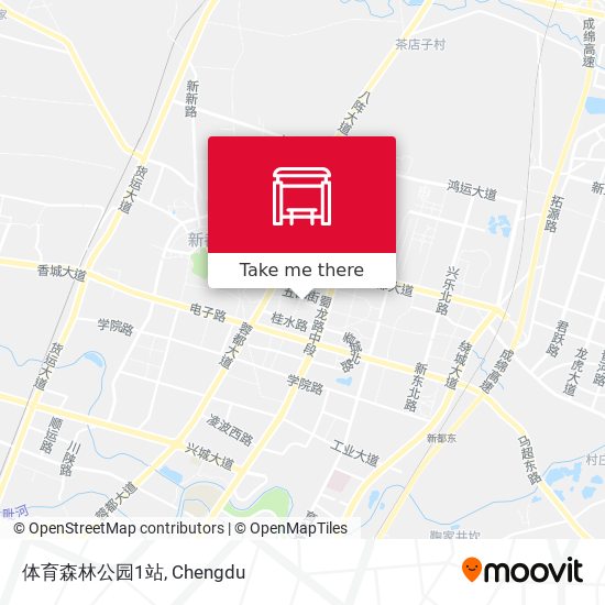 体育森林公园1站 map