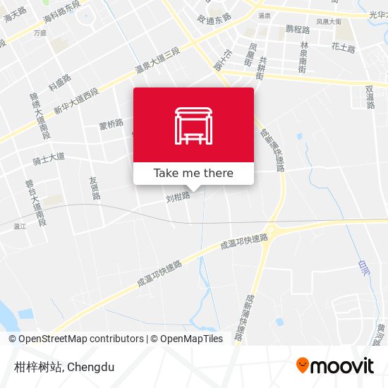 柑梓树站 map