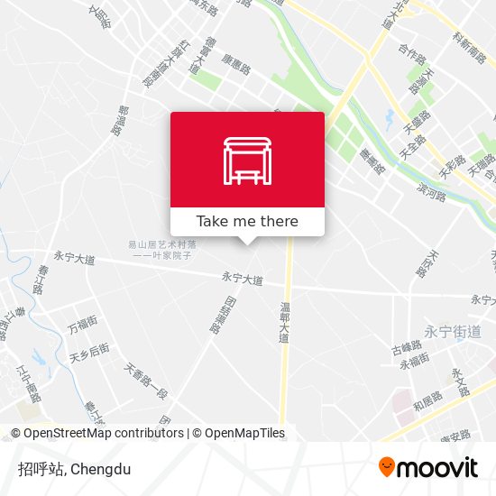 招呼站 map