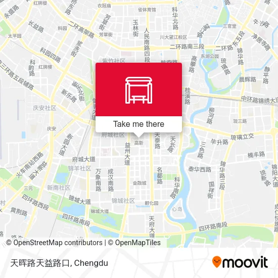 天晖路天益路口 map