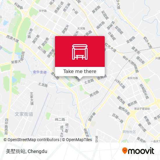 美墅街站 map