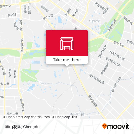 庙山花园 map