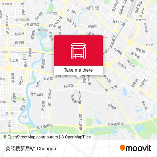 黄经楼新居站 map