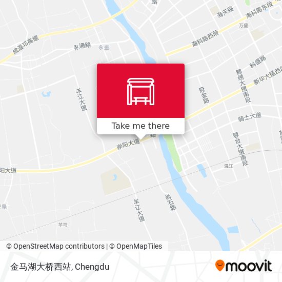 金马湖大桥西站 map
