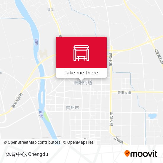 体育中心 map