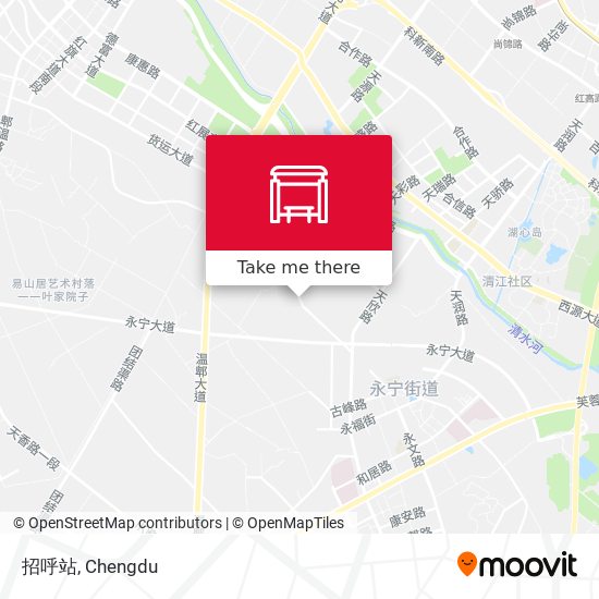 招呼站 map