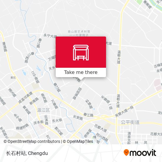 长石村站 map