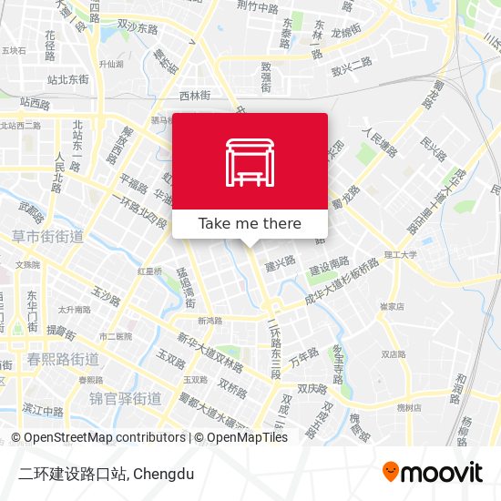 二环建设路口站 map
