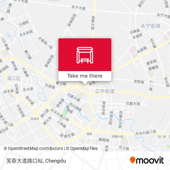 芙蓉大道路口站 map