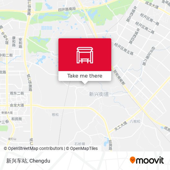 新兴车站 map