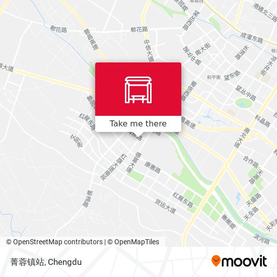 菁蓉镇站 map