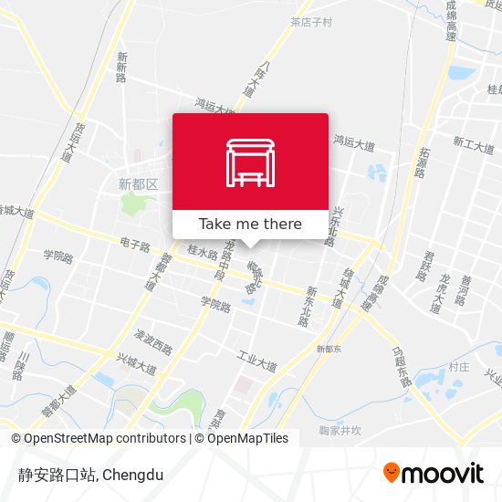 静安路口站 map
