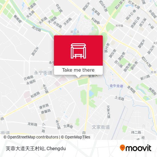 芙蓉大道天王村站 map