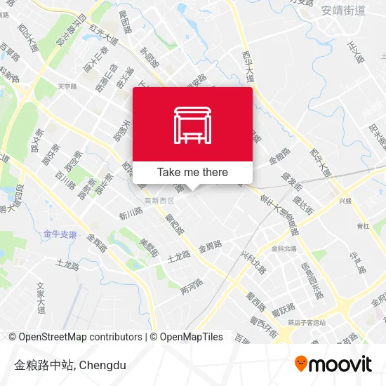 金粮路中站 map
