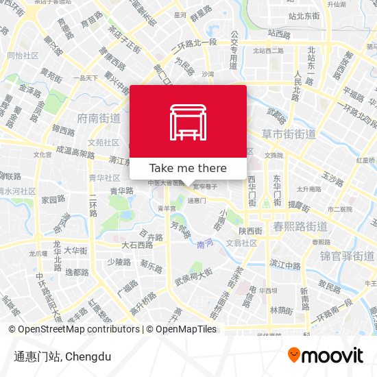 通惠门站 map