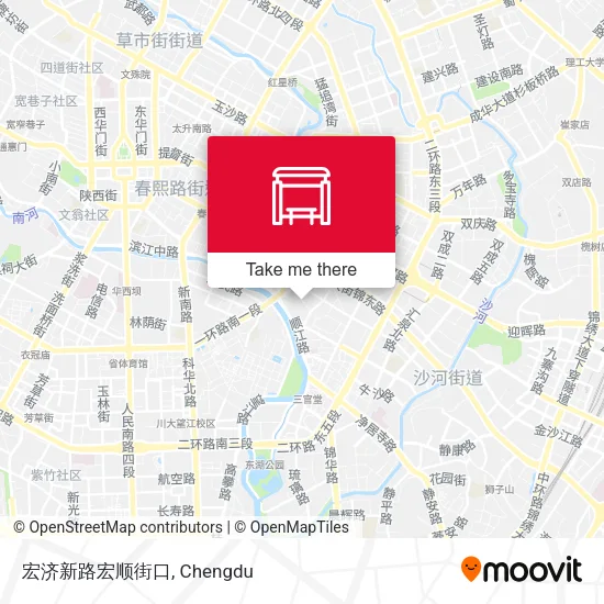 宏济新路宏顺街口 map