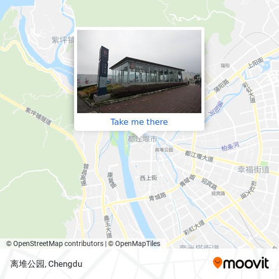 离堆公园 map