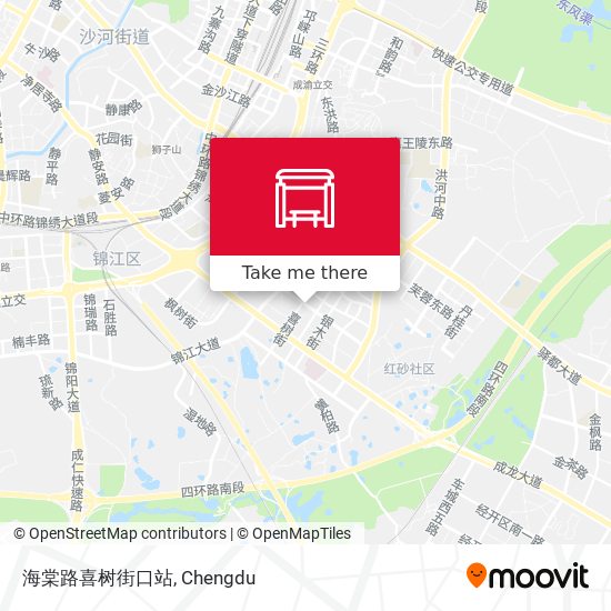 海棠路喜树街口站 map