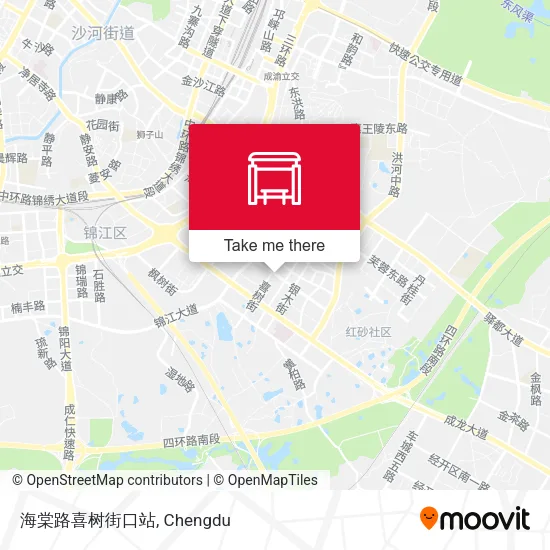 海棠路喜树街口站 map
