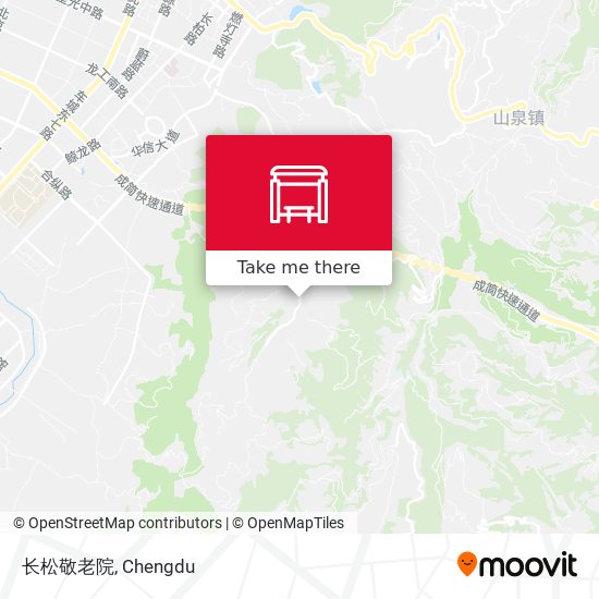 长松敬老院 map