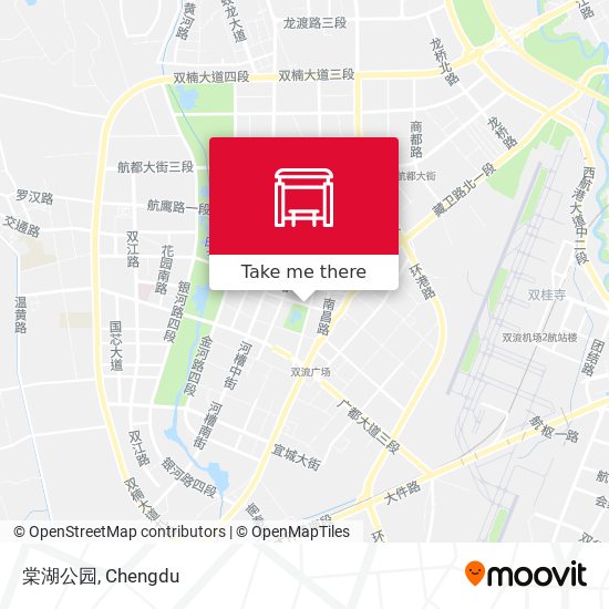 棠湖公园 map