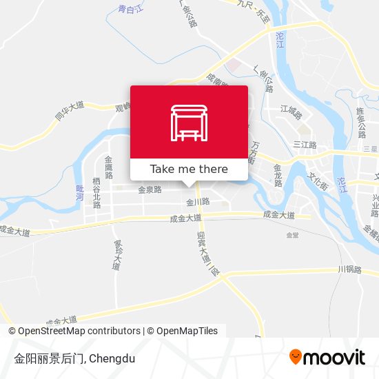 金阳丽景后门 map