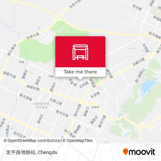 龙平路地铁站 map