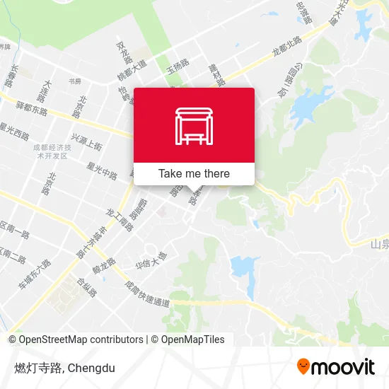 燃灯寺路 map