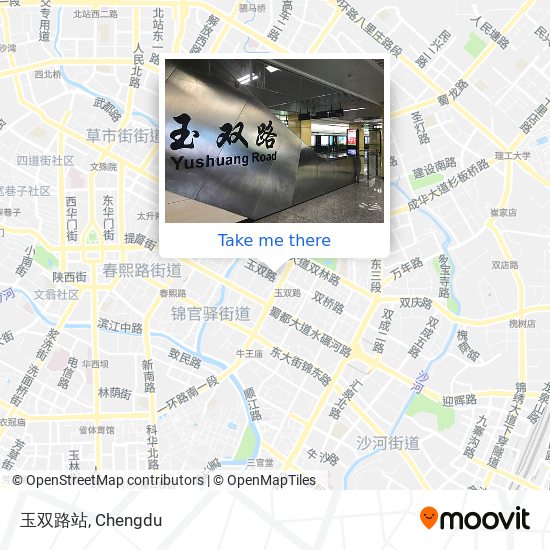 玉双路站 map