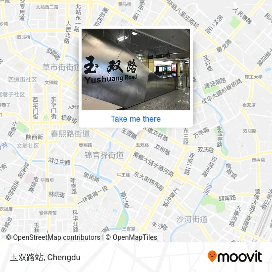 玉双路站 map