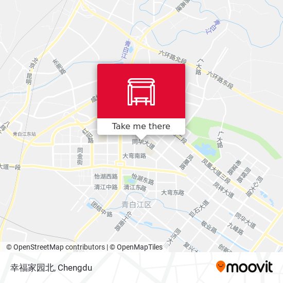 幸福家园北 map