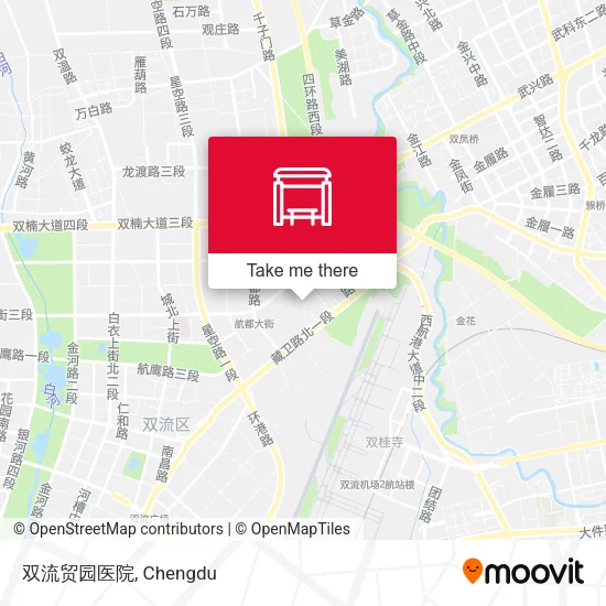 双流贸园医院 map