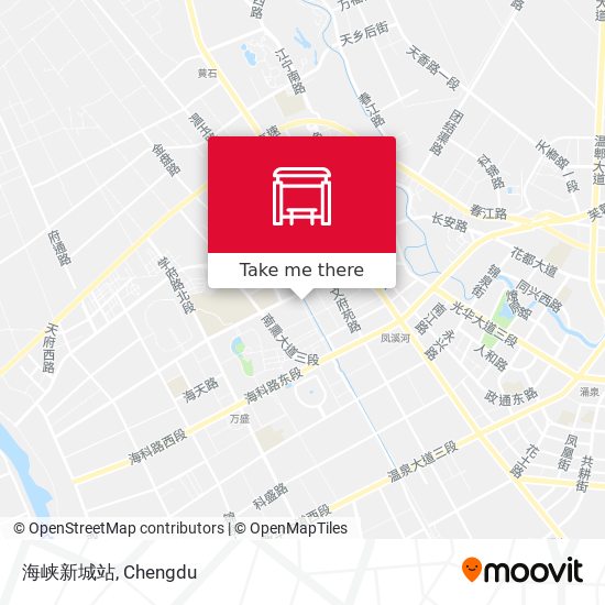 海峡新城站 map