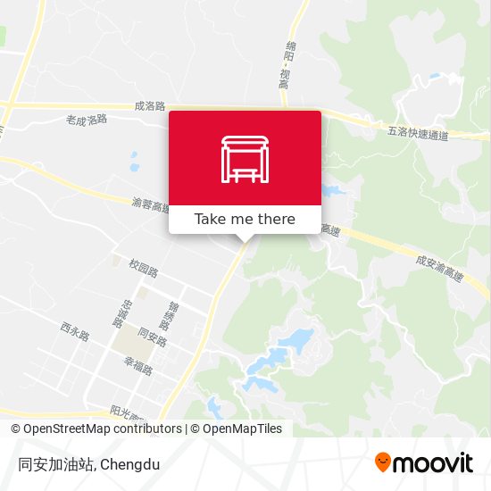 同安加油站 map